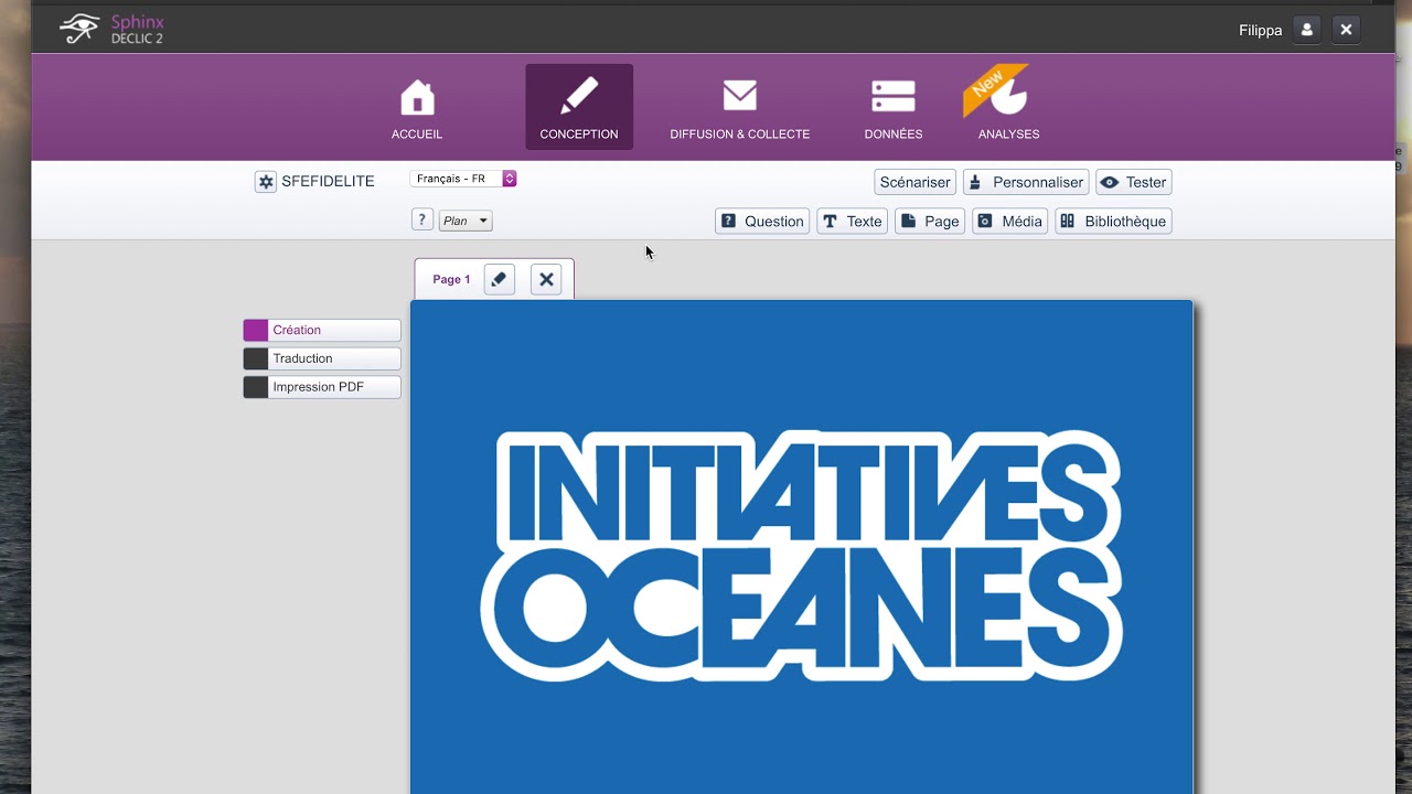 TUTO SPHINX - CHAPITRE 5 : Diffuser & récolter les données