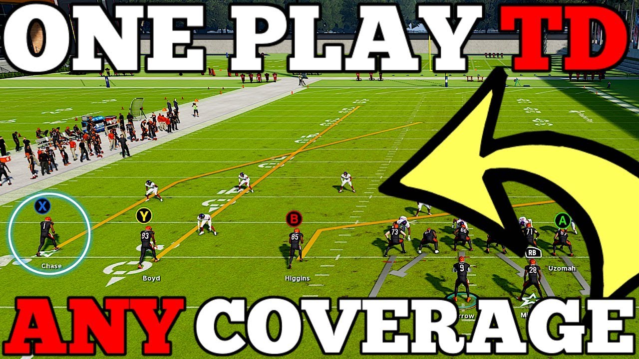 EASY ONE PLAY TOUCHDOWN THAT BEATS EVERY COVERAGE! MADDEN 22 MONEY PLAY!