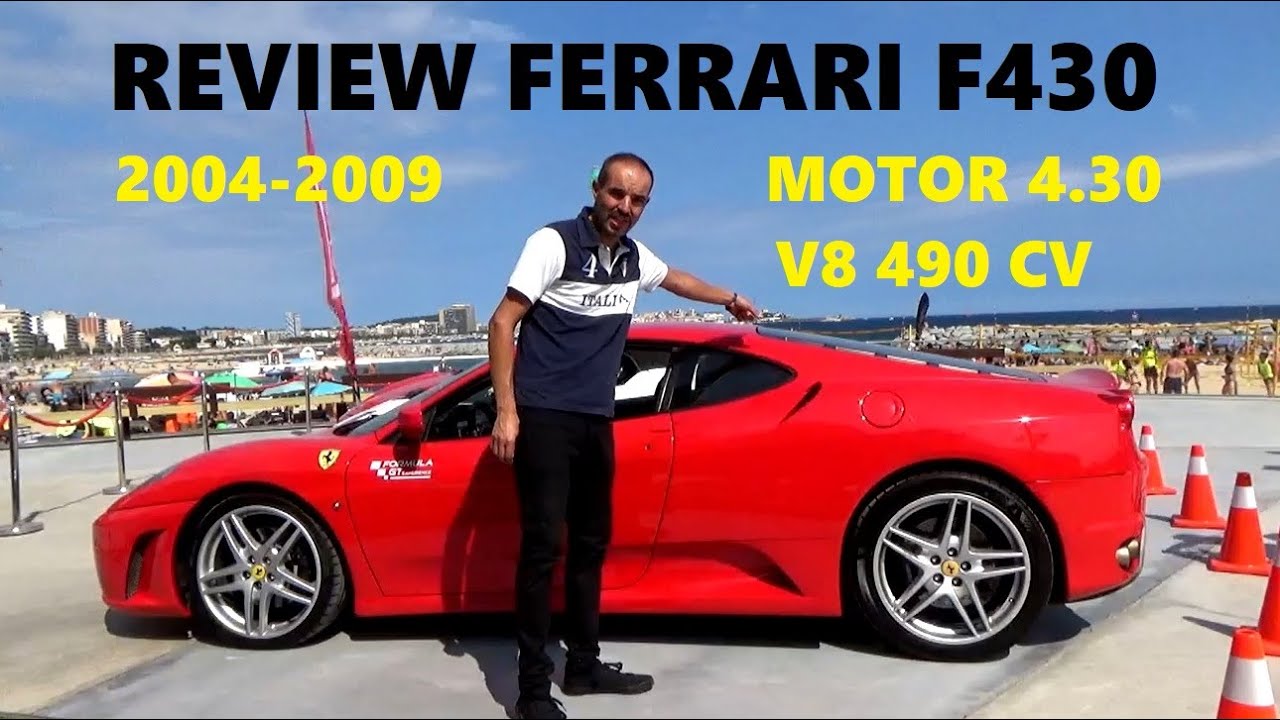 Ferrari F430 2006 motor 4.30 V8 490 CV. Review. Deportivo italiano.