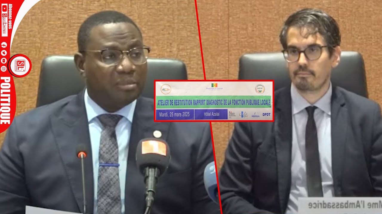 Restitution du Diagnostic de la Fonction Publique Territoriale: Le Ministre Moussa Balla Fofona…..