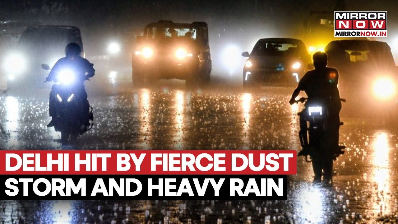 Delhi NCR Weather: Heavy Rain, Strong Winds Bring Big Relief After Days of Heatwave