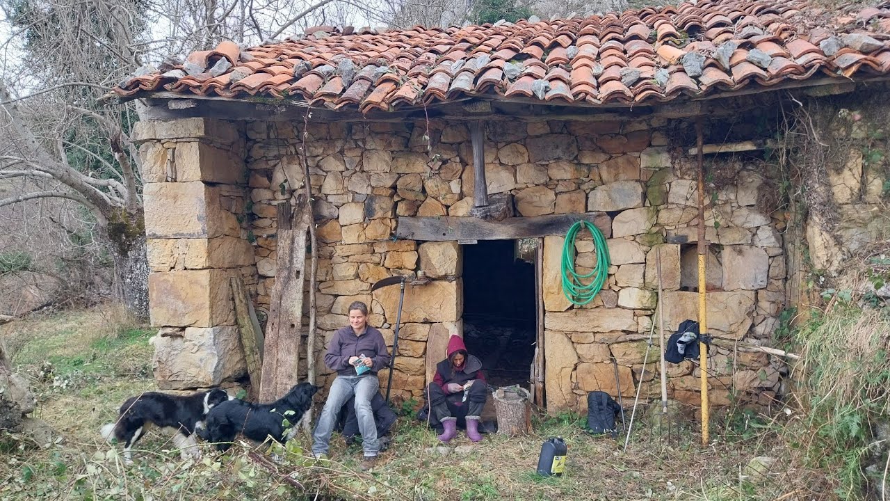 HERRAMIENTAS MANUALES para desbrozar!! Desbrozando en la cabaña