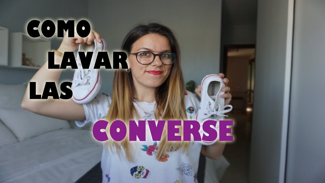 CÓMO LAVAR LAS CONVERSE BLANCAS
