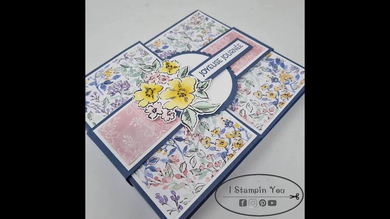 Live FB 20 juillet - Mini album croquis du jardin Stampin'Up - niveau facile - 1ère partie
