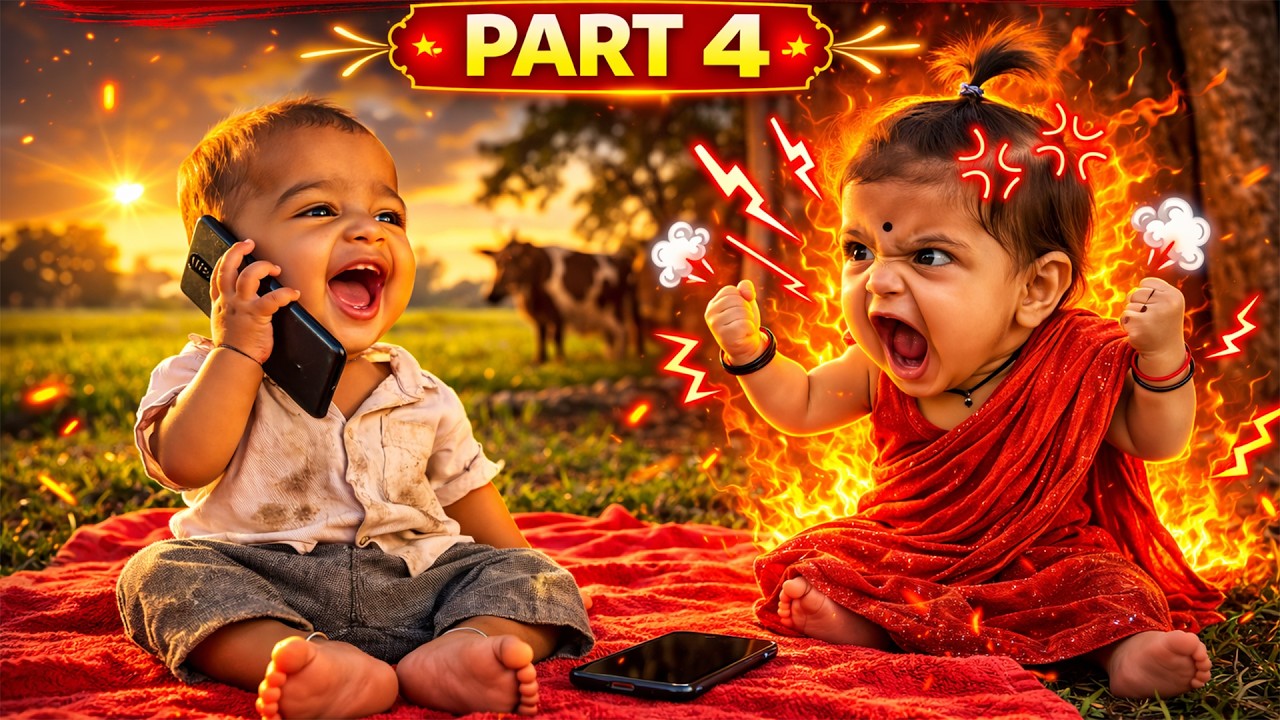 Ek Aalsi Pati ki kahani - Part 4 | Gift Ka bawal | Pooja and Cute baby boy Kallu | Full Comedy video