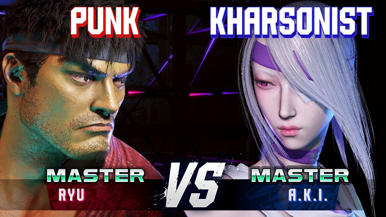 SF6 ▰ PUNK (Ryu) vs KHARSONIST (A.K.I.) ▰ High Level Gameplay