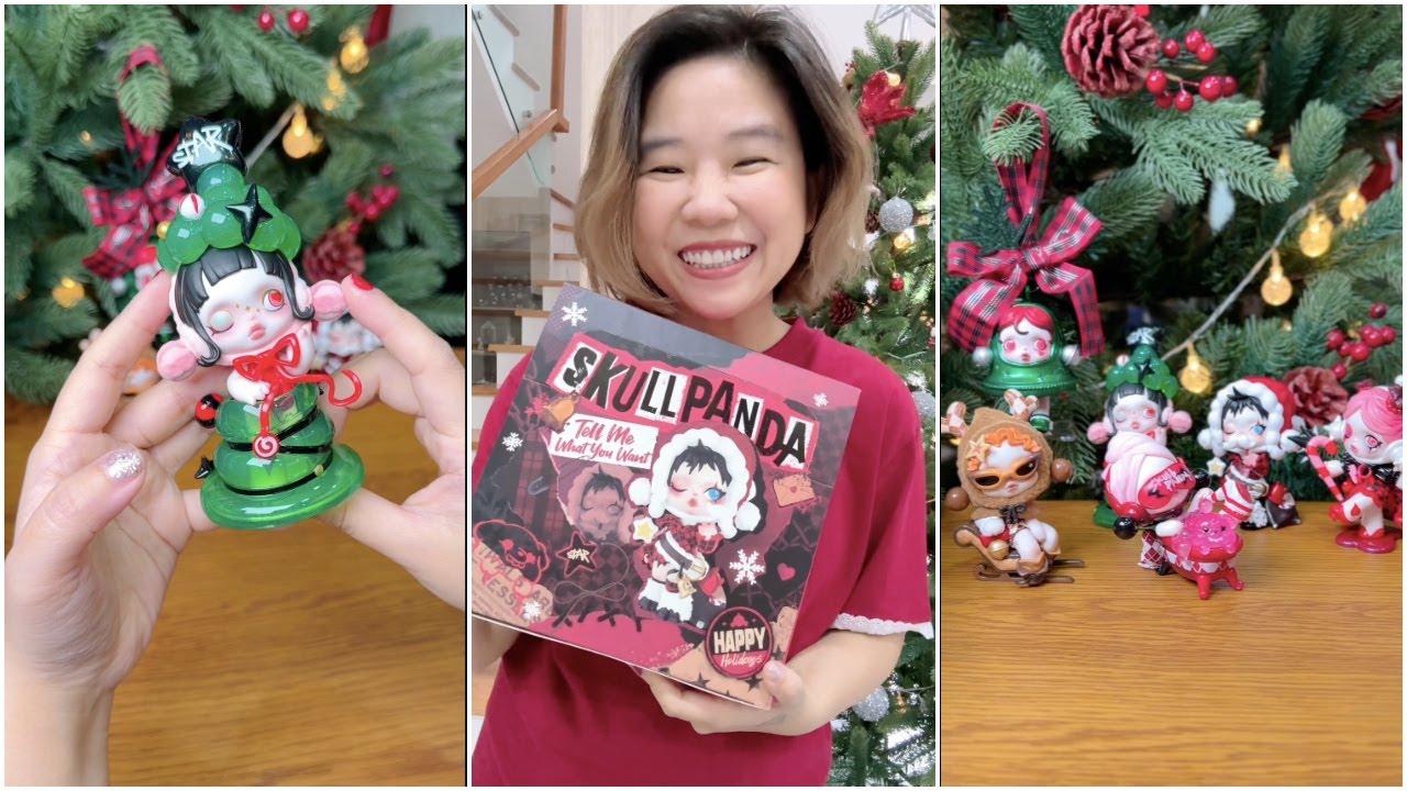 Unbox blind box SKULLPANDA - Tell Me What You Want | Châu Muối