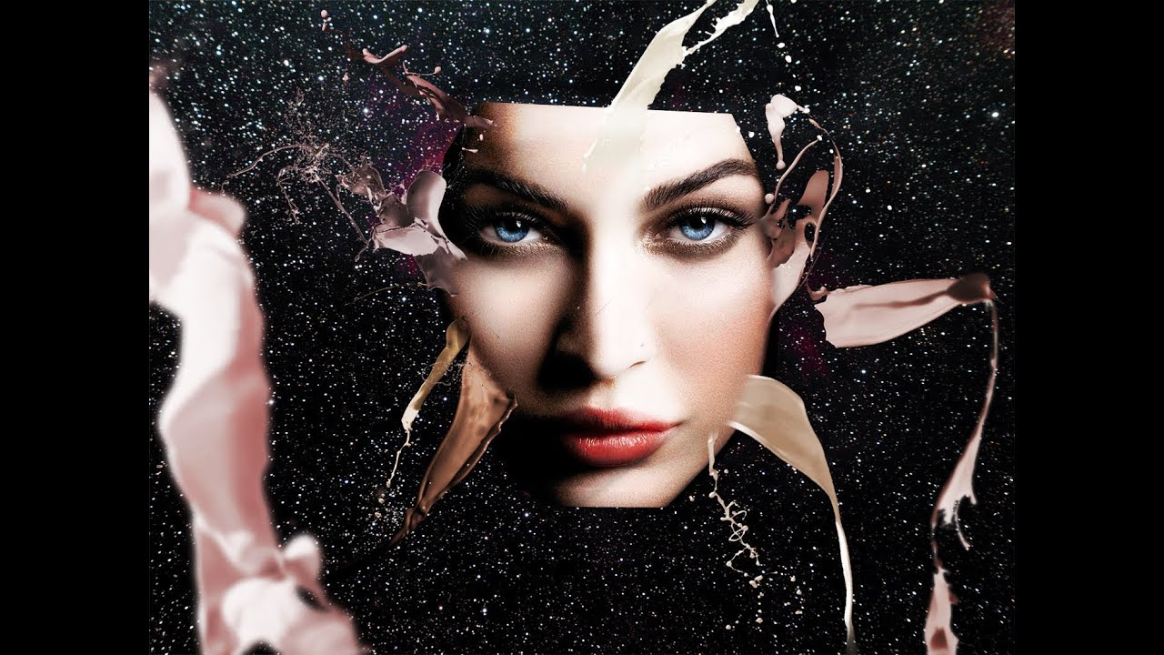 Face split -Photoshop CS6