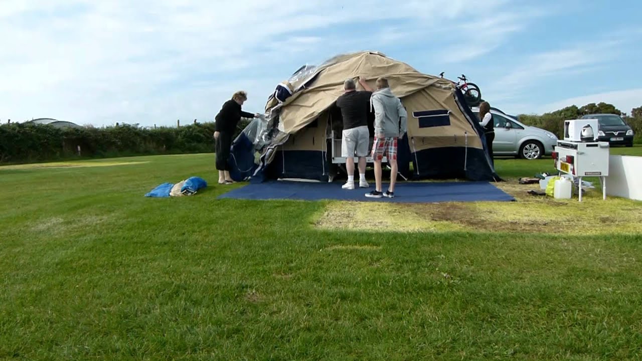 Trigano Oceane 315GL Trailer Tent Setup