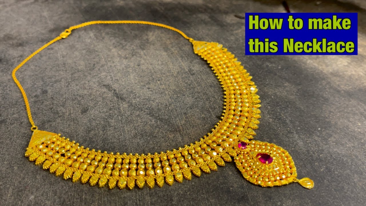 $1300 Gold Necklace Mangalsutra Making | How Necklace is Made