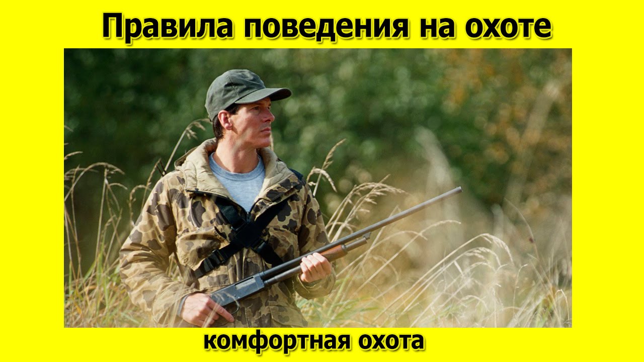 Правила поведения на охоте чтобы не было неприятностей