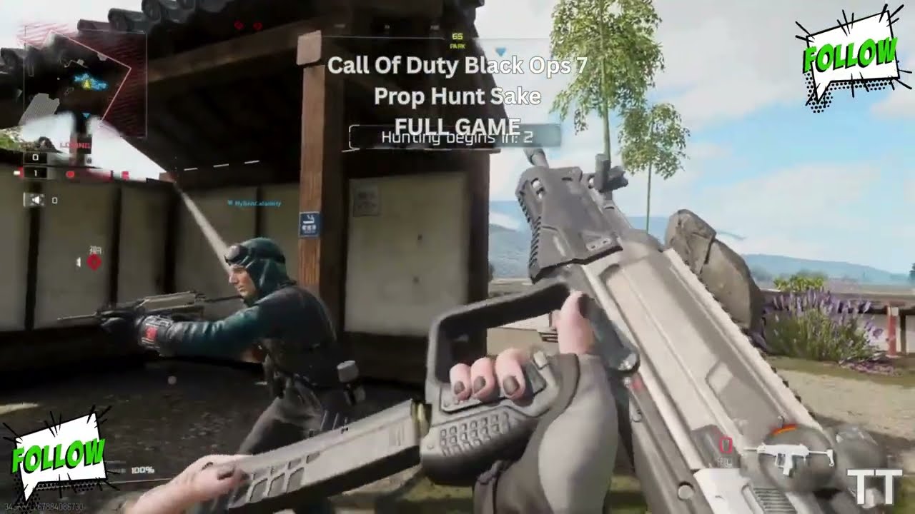 Call Of Duty Black Ops 7 Prop Hunt Sake FULL GAME [Tina Tormented] COD BO7 Gameplay