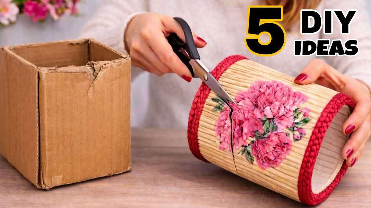 You Won’t Believe This is Recycled Cardboard! 5 Genius Declutter & Organization Ideas