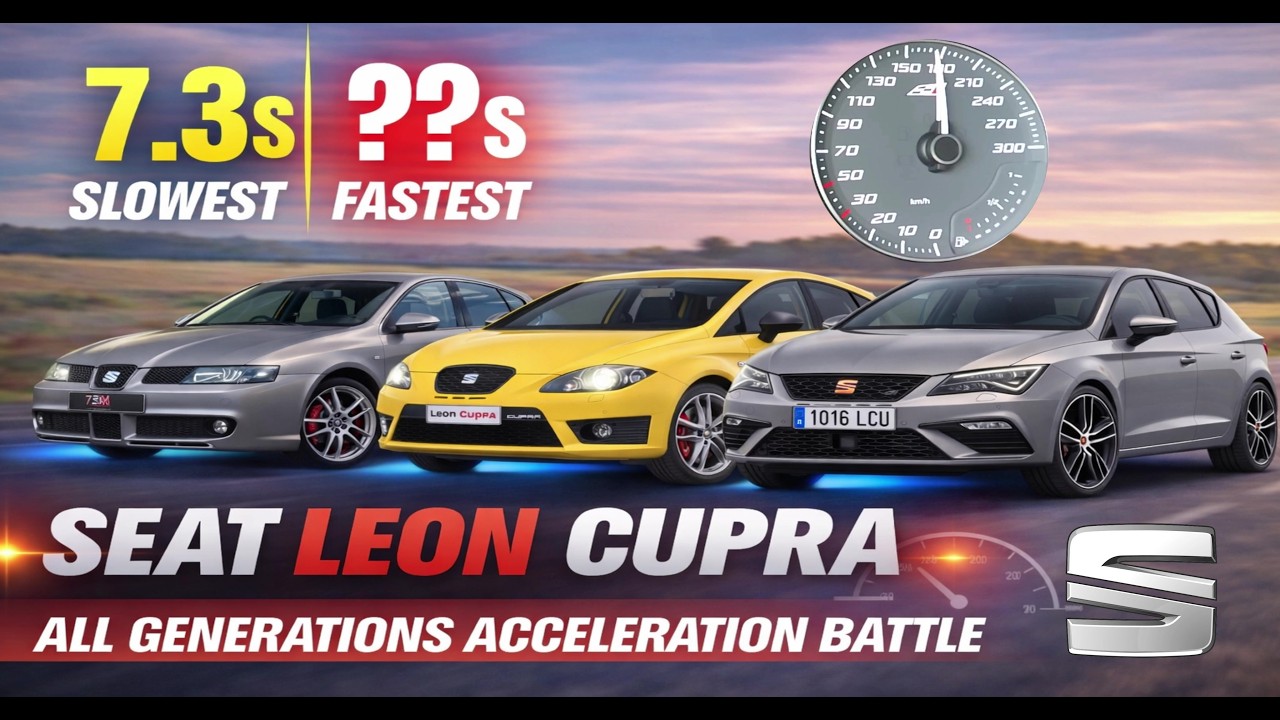 SEAT Leon Cupra — All Generations Acceleration Battle