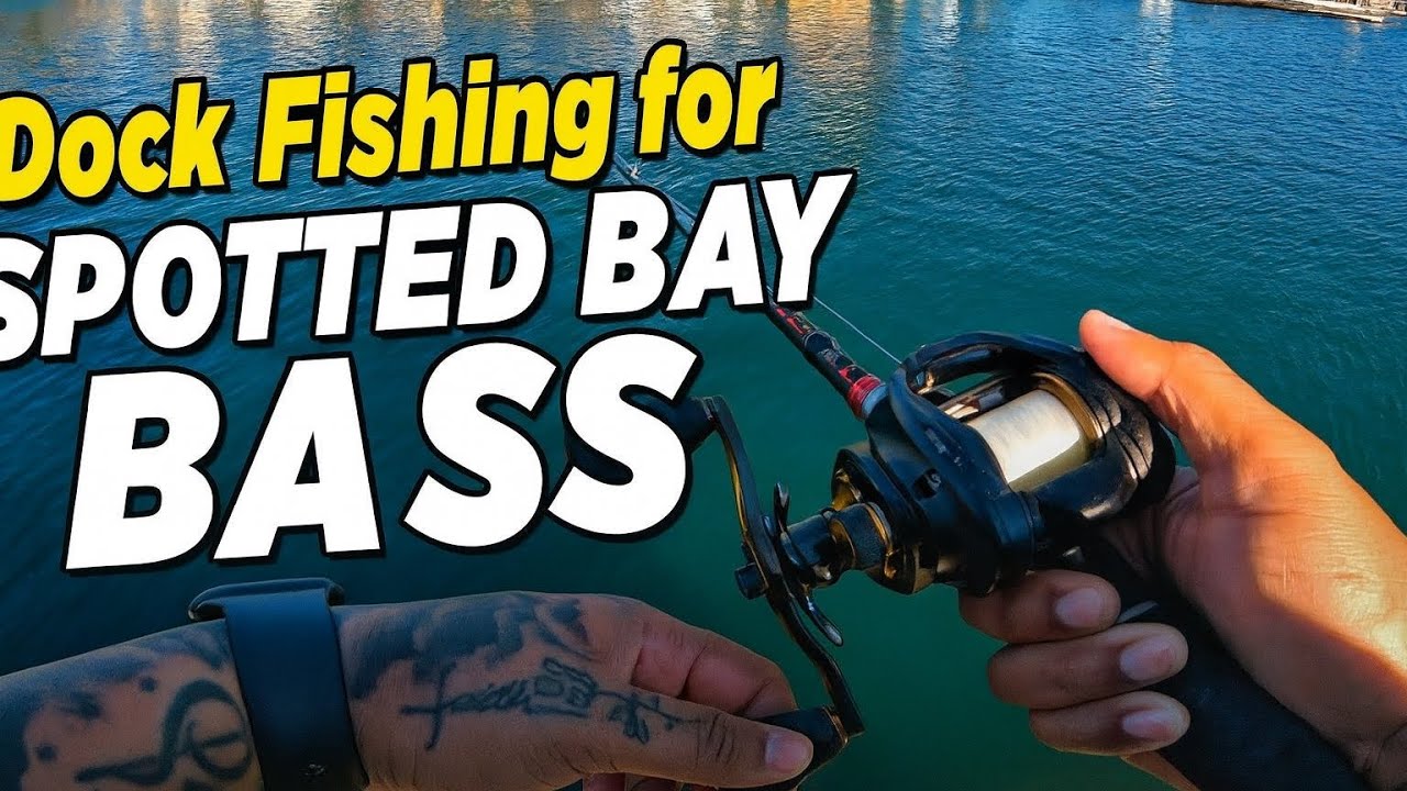 Fishing for spotted bay bass using the swimbait!
