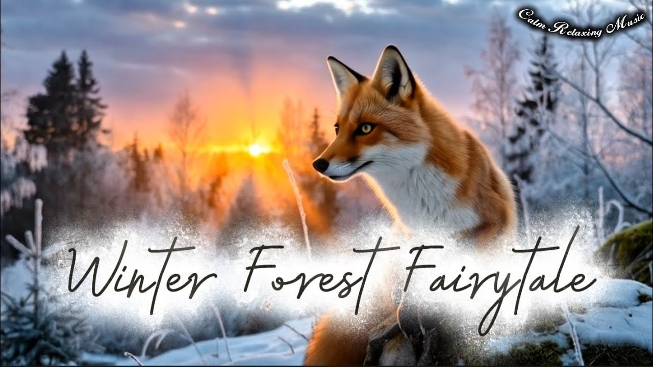 Winter Forest Fairytale: Relaxing Piano Music & Wildlife Encounters ❄️🦊