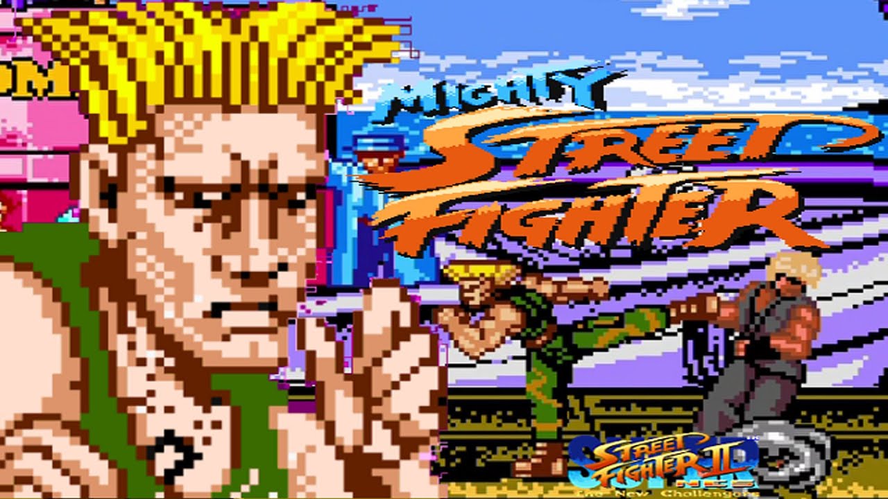MIGHTY STREET FIGHTER (SF2 NES EDITION) - PC LONGPLAY - GUILE PLAYTHROUGH (NO DEATH RUN)