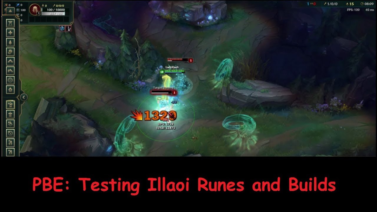 [PBE] Illaoi Rune Testing