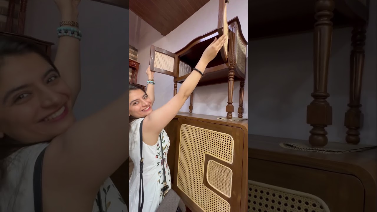 ВИНТАЖНАЯ ДЕРЕВЯННАЯ МЕБЕЛЬ В МУМБАИ #шортыИндии #стильжизни #скрытыежемчужины #мумбаи