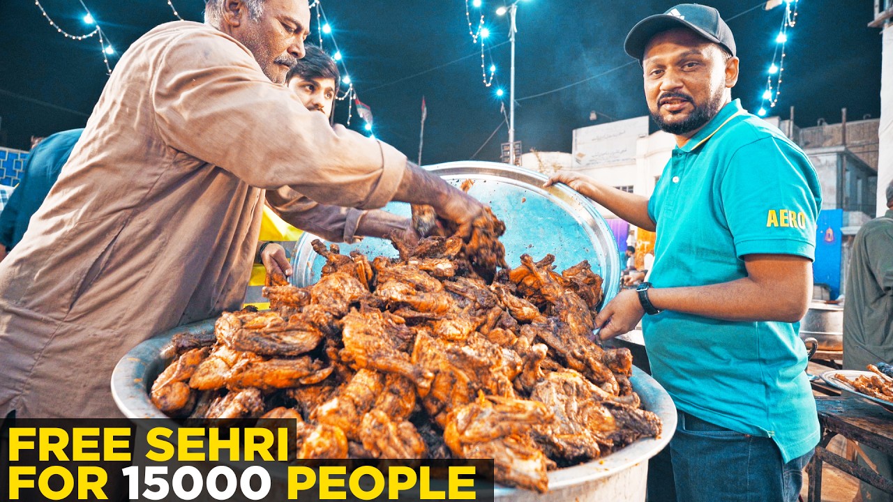 Free Ramzan Food for 15000 people | Sehri Preparation in Karachi by JDC Pakistan