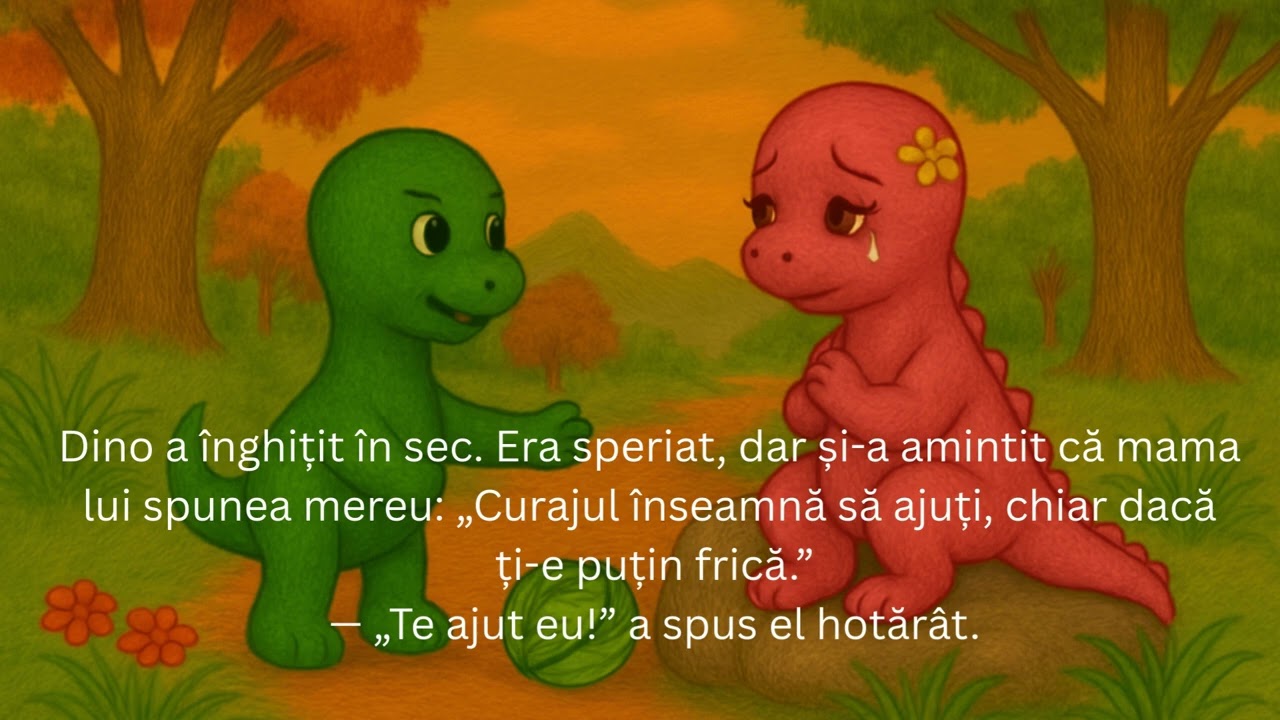 Dino și prietenii din Valea Curcubeului - Povestile Alinei