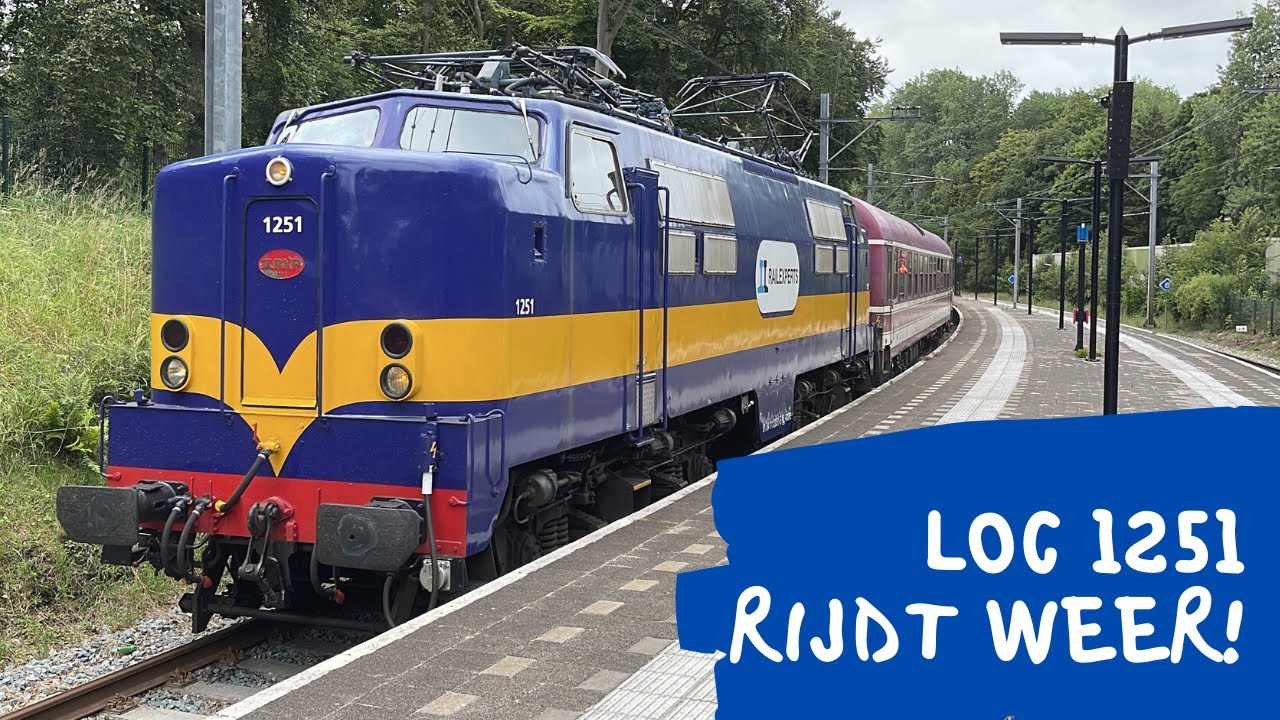 Railexperts loc 1251 mocht eindelijk weer eens rijden!