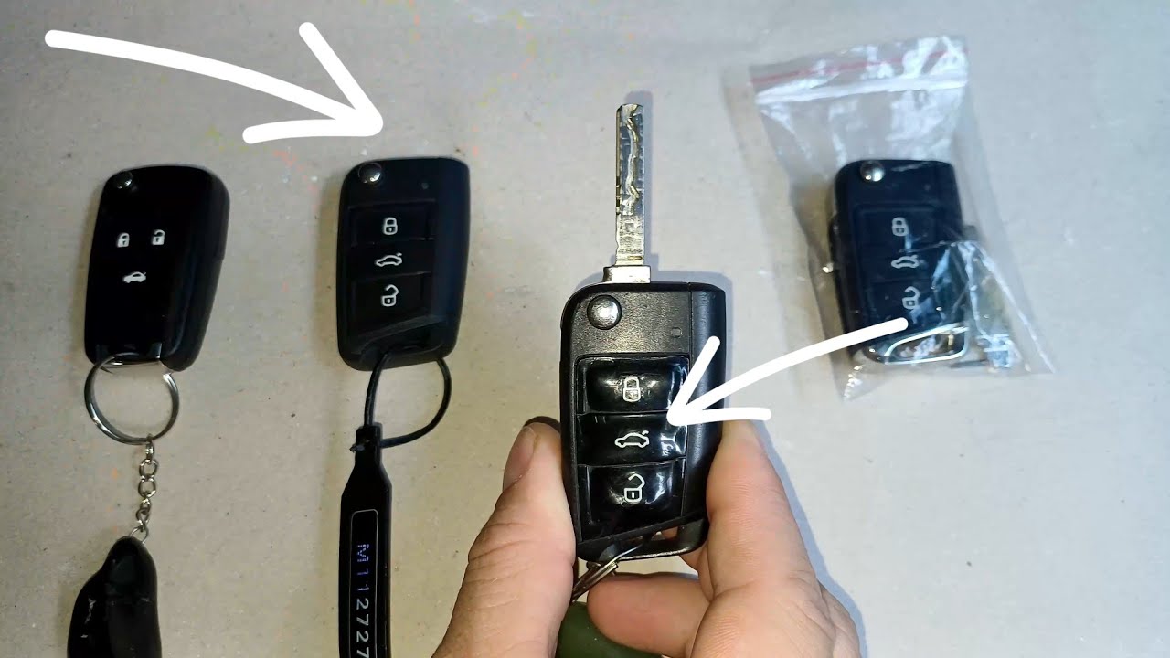 Como trocar a Carcaça da Chave do Vw Tiguan Golf Jetta Polo Virtus Nivus Passo a Passo
