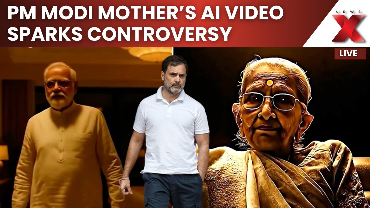 Congress' AI Video LIVE | PM Modi&rsquo;s mother&rsquo;s AI video released by Bihar Congress infuriates BJP