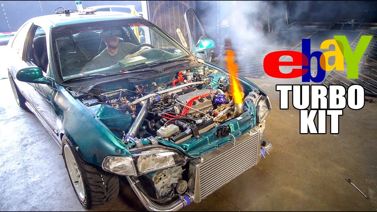 600 долларов на EBAY TURBO CIVIC SHOOTING FLAMES!! (День динамо)