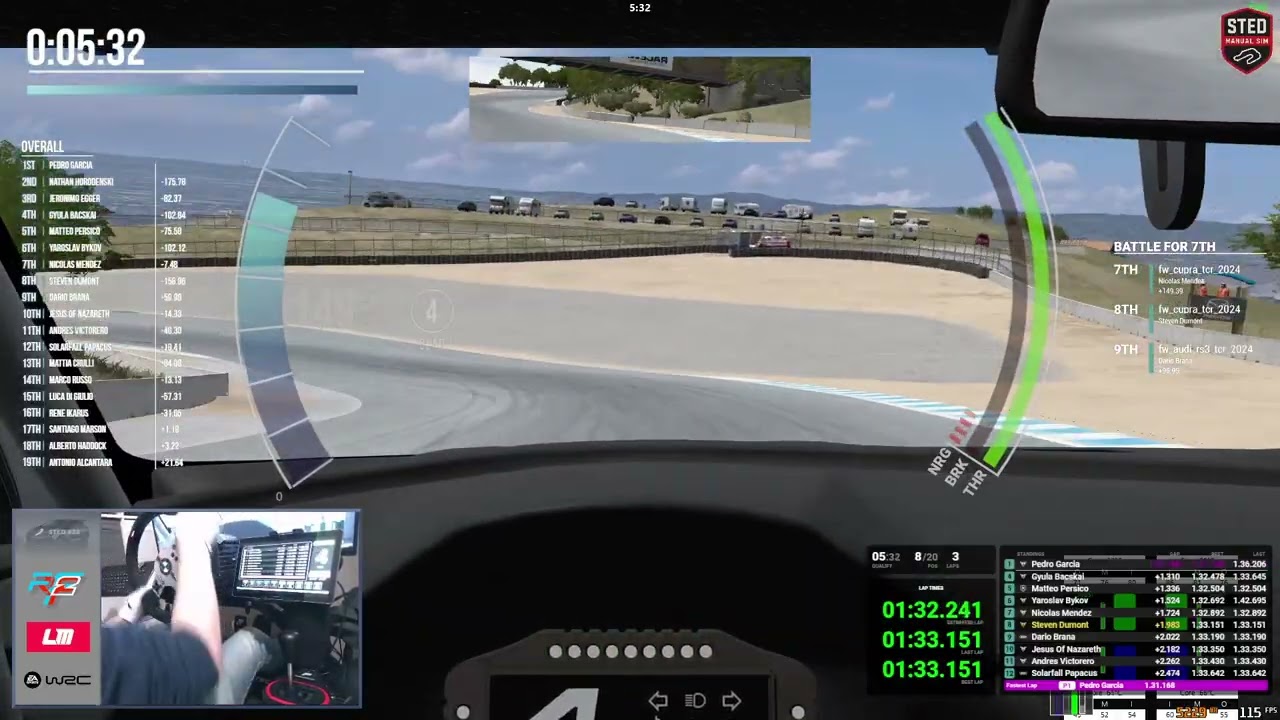 [Asseto Corsa] Sim Racing - Online race LFM - Cupra Leon - Fanatec CSL DD - Content manager