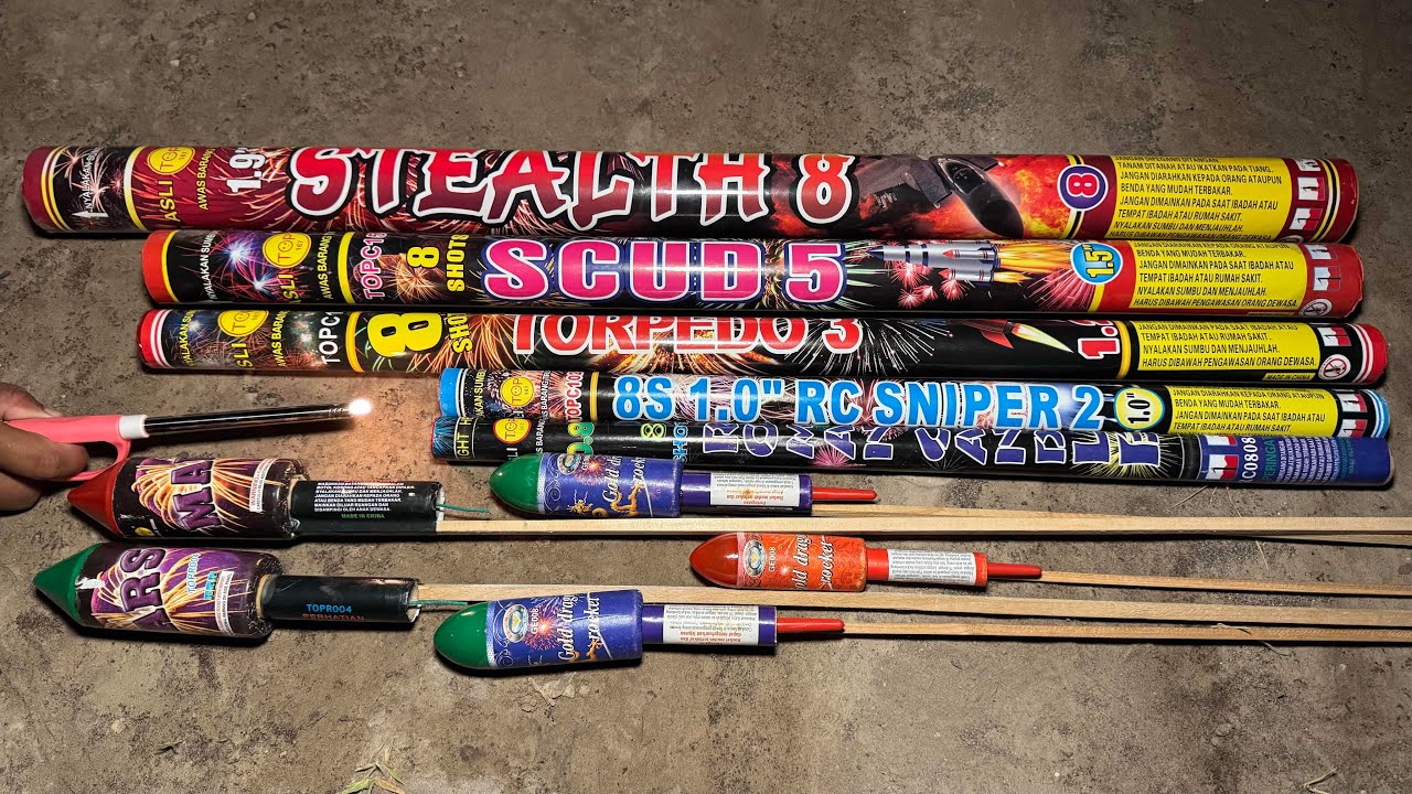 NYUMET SEMUA MERCON ROMAN CANDLE TERBESAR 1.9 INCH MALAM RAMADHAN 2026!!! SERU