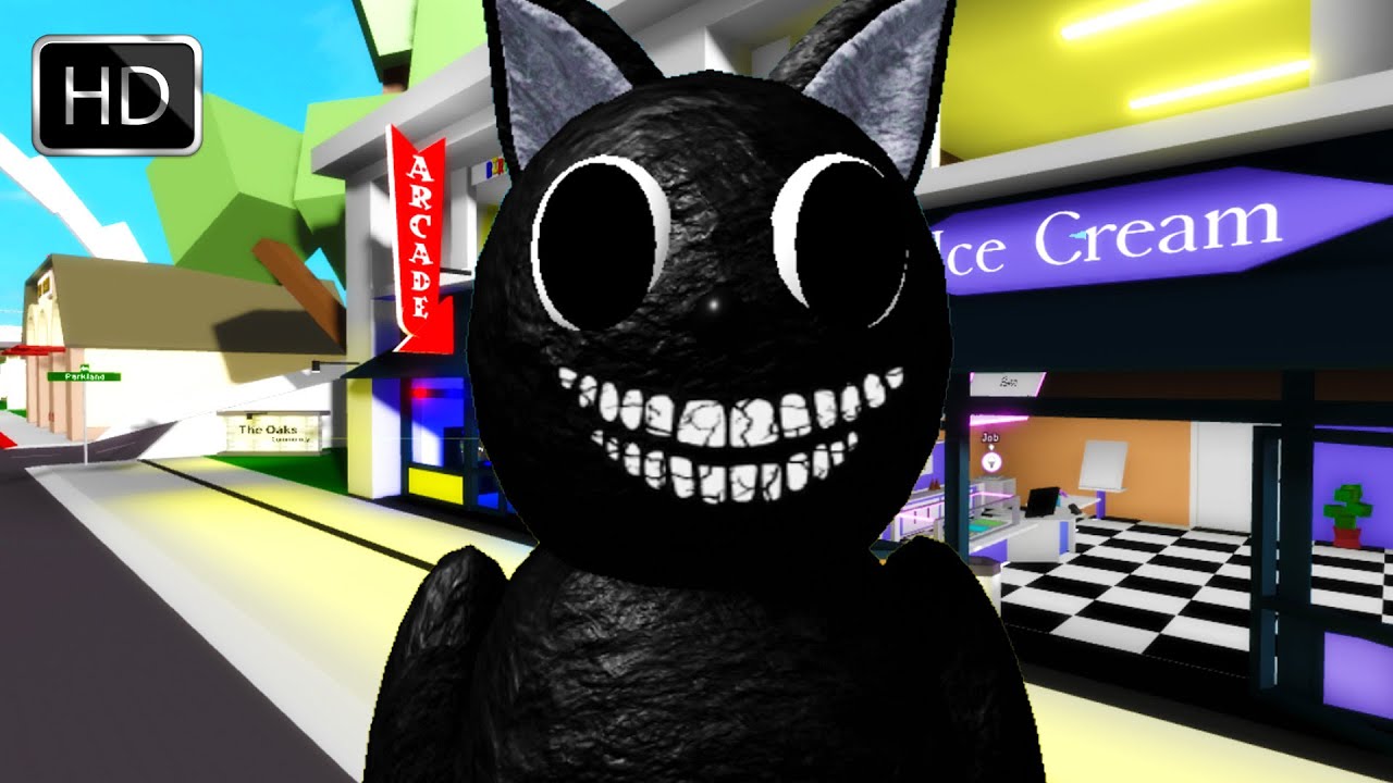 Roblox BrookHaven 🏡RP Cartoon Cat (Очень страшное кино)
