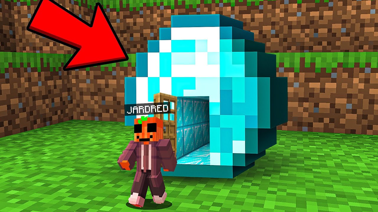 Hice CASA SECRETA Dentro de UN DIAMANTE en Minecraft!
