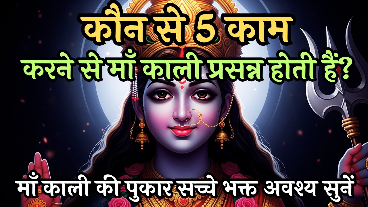 कौन से 5 काम करने से माँ काली प्रसन्न होती हैं? | सच्चे भक्त की पहचान | Kali Bhakti | Adi Shakti