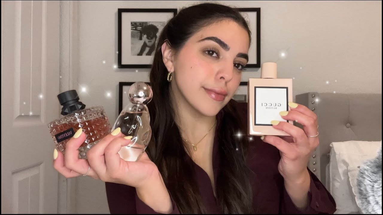 ASMR | Perfume collection 💐  (Triggers for sleep, glass tapping💤)