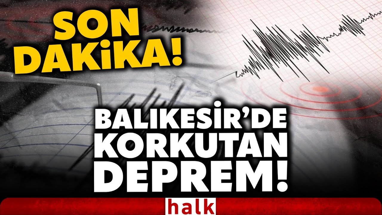 SON DAKİKA! Balıkesir'de şiddetli deprem! İstanbul'da hissedilen sarsıntının şiddetini AFAD açıkladı