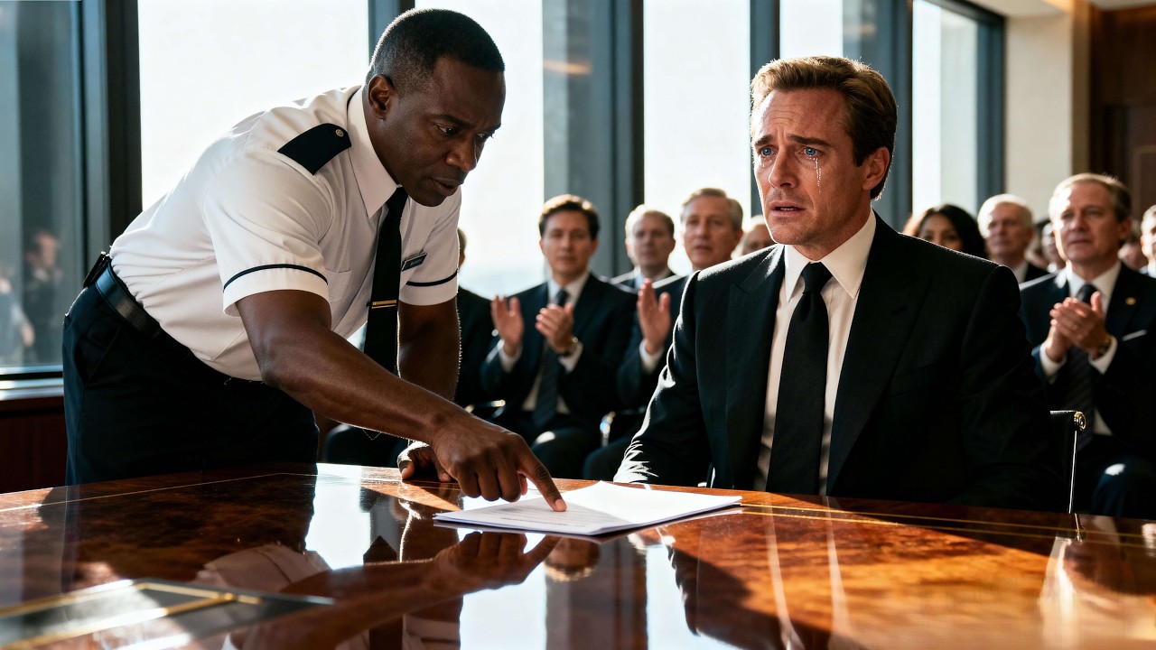 A Billionaire About to Lose His Company at 10 A.M Until a Black Janitor Caught the Fatal Mistake..