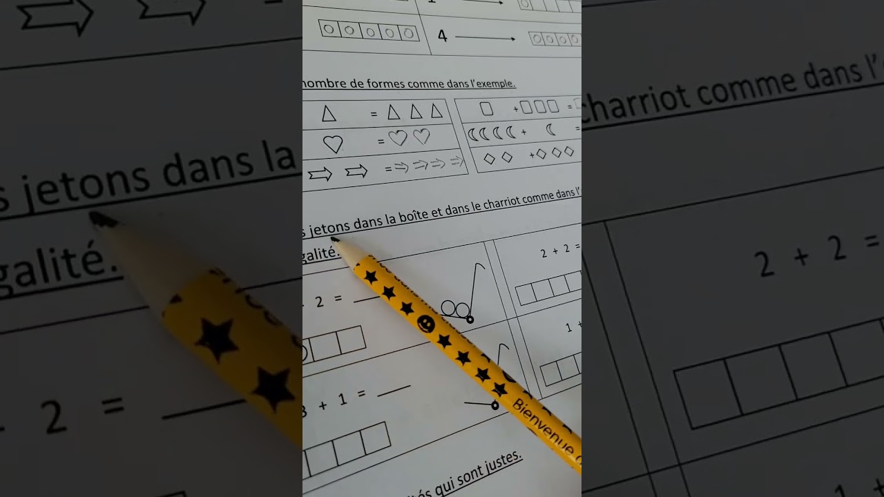 الجمع l addition ابتدائي 