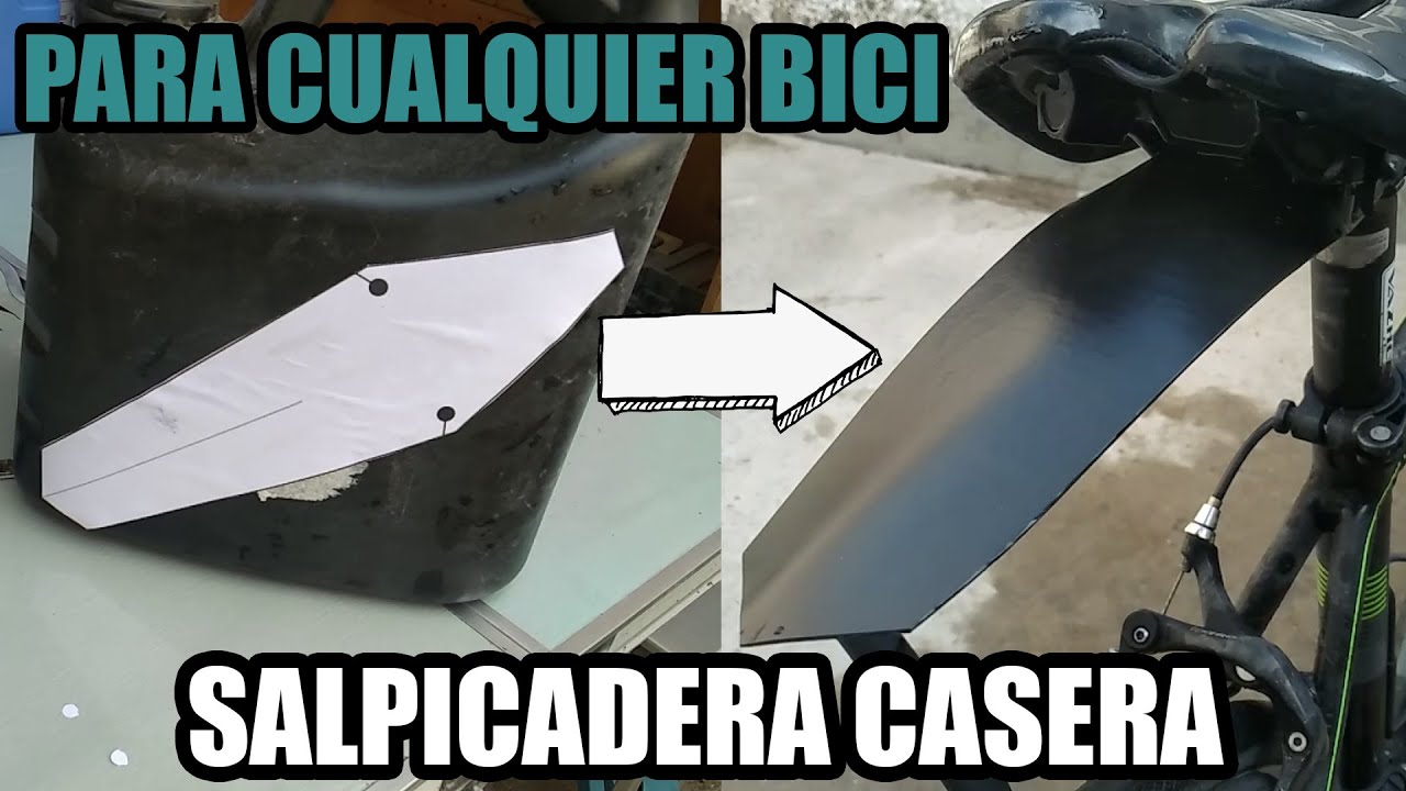 Cómo Hacer Salpicaderas Para Tu Bici y Otros Trucos Para Ciclistas || HACKS || TEMPORAL DE LLUVIAS