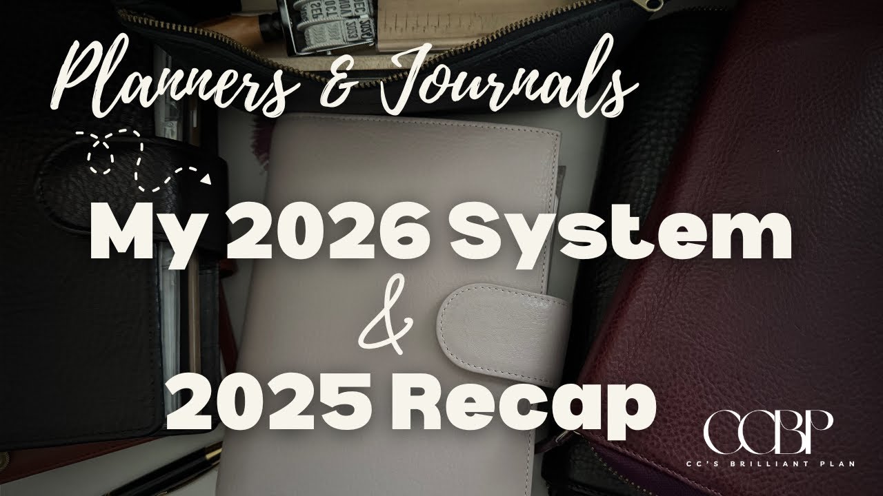 My 2026 Planner & Journal System and 2025 Recap