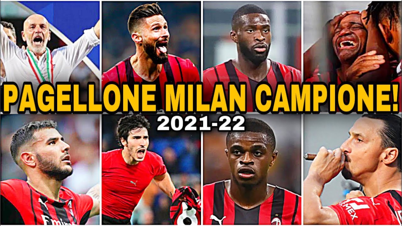 PAGELLONE MILAN CAMPIONE D’ITALIA 2021-22 - SICKWOLF