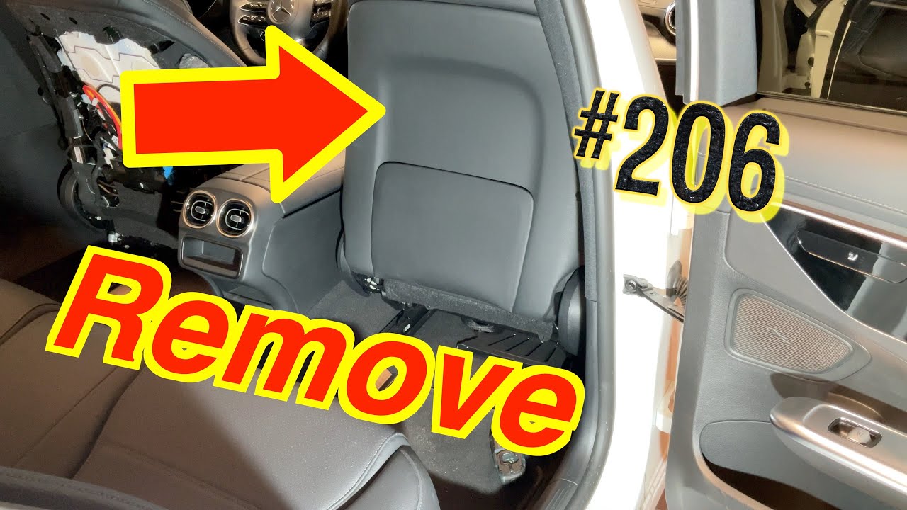 Sitz - Verkleidung ausbauen C Klasse 206 How to remove Seat Panel Mercedes