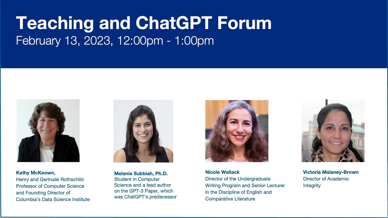 Teaching and ChatGPT Forum