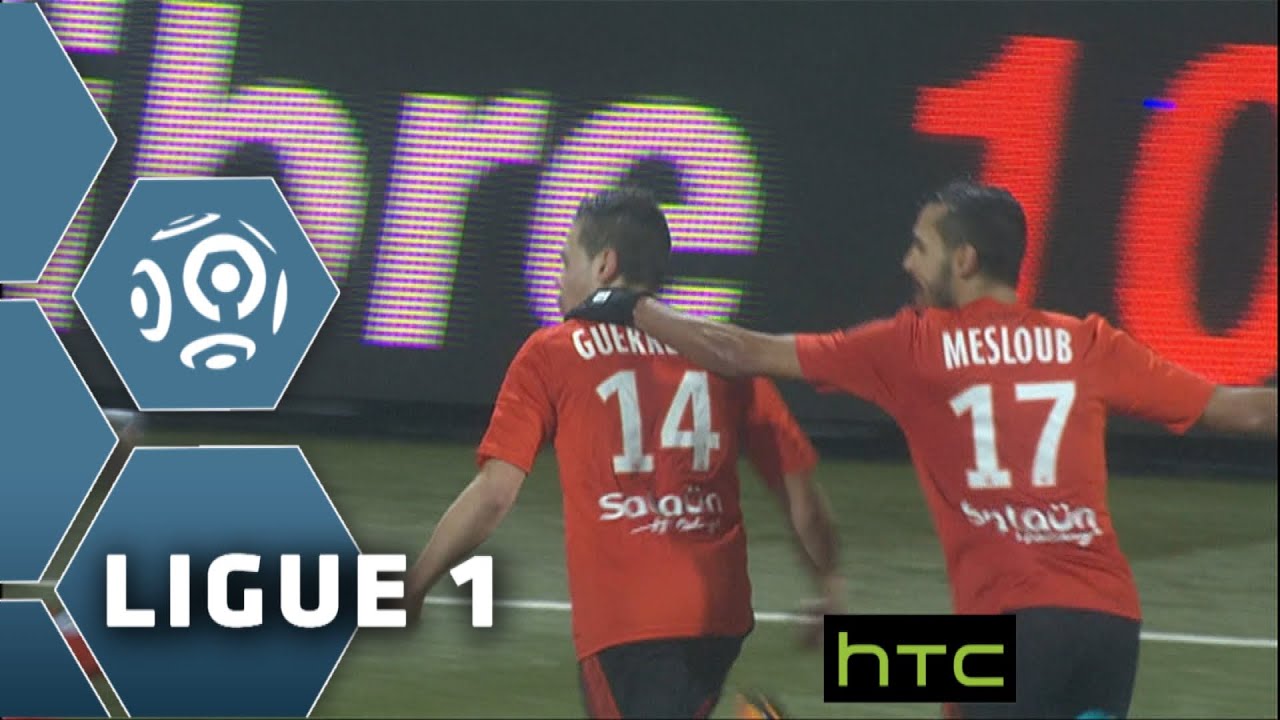 Goal Rapha&euml;l GUERREIRO (90' +2) / FC Lorient - EA Guingamp (4-3)/ 2015-16