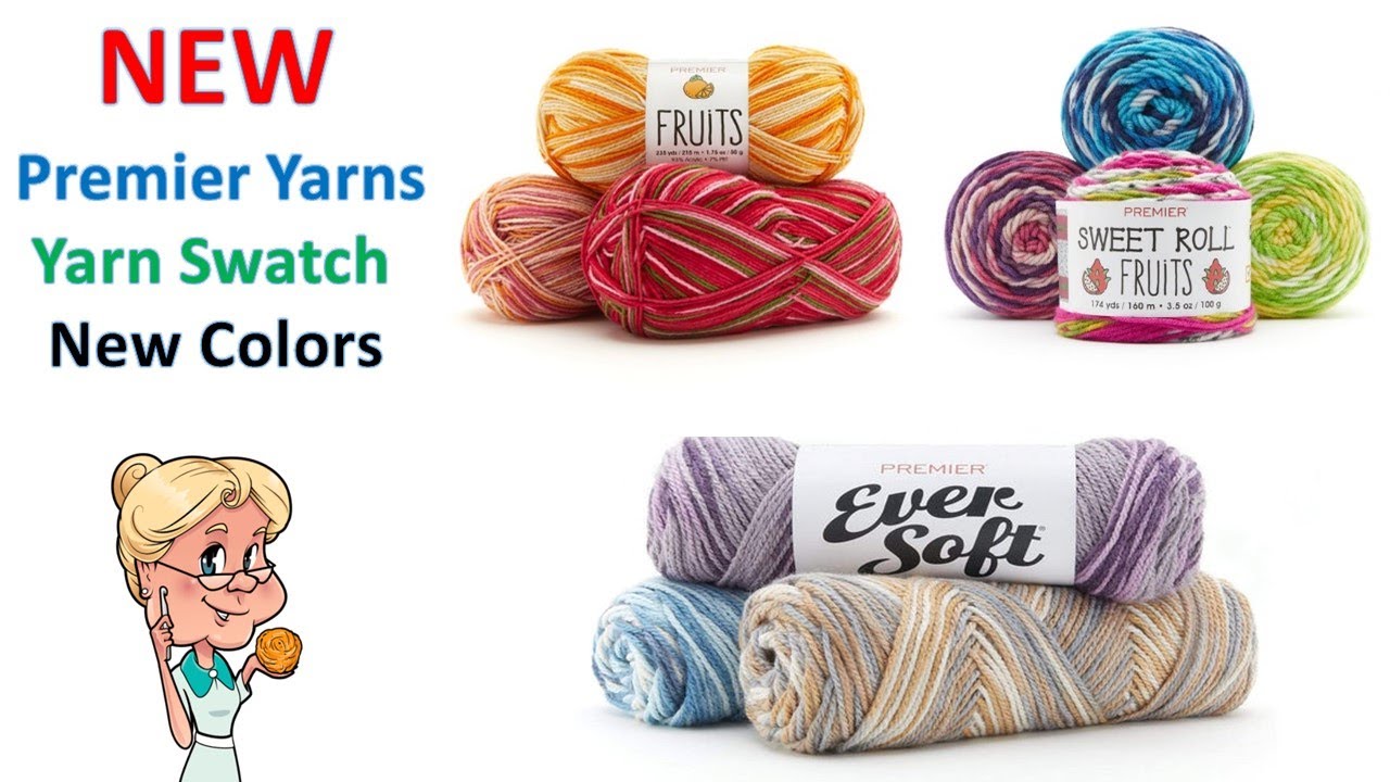 NEW Premier Yarns - Yarn Swatches and SO MUCH TO TELL YOU!!!!  #MakeitPremier