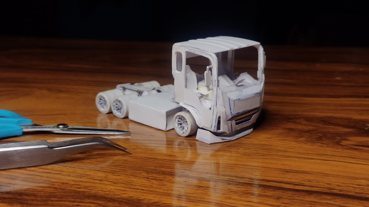 I Made a Working Mini Truck using ONLY PAPER!1331