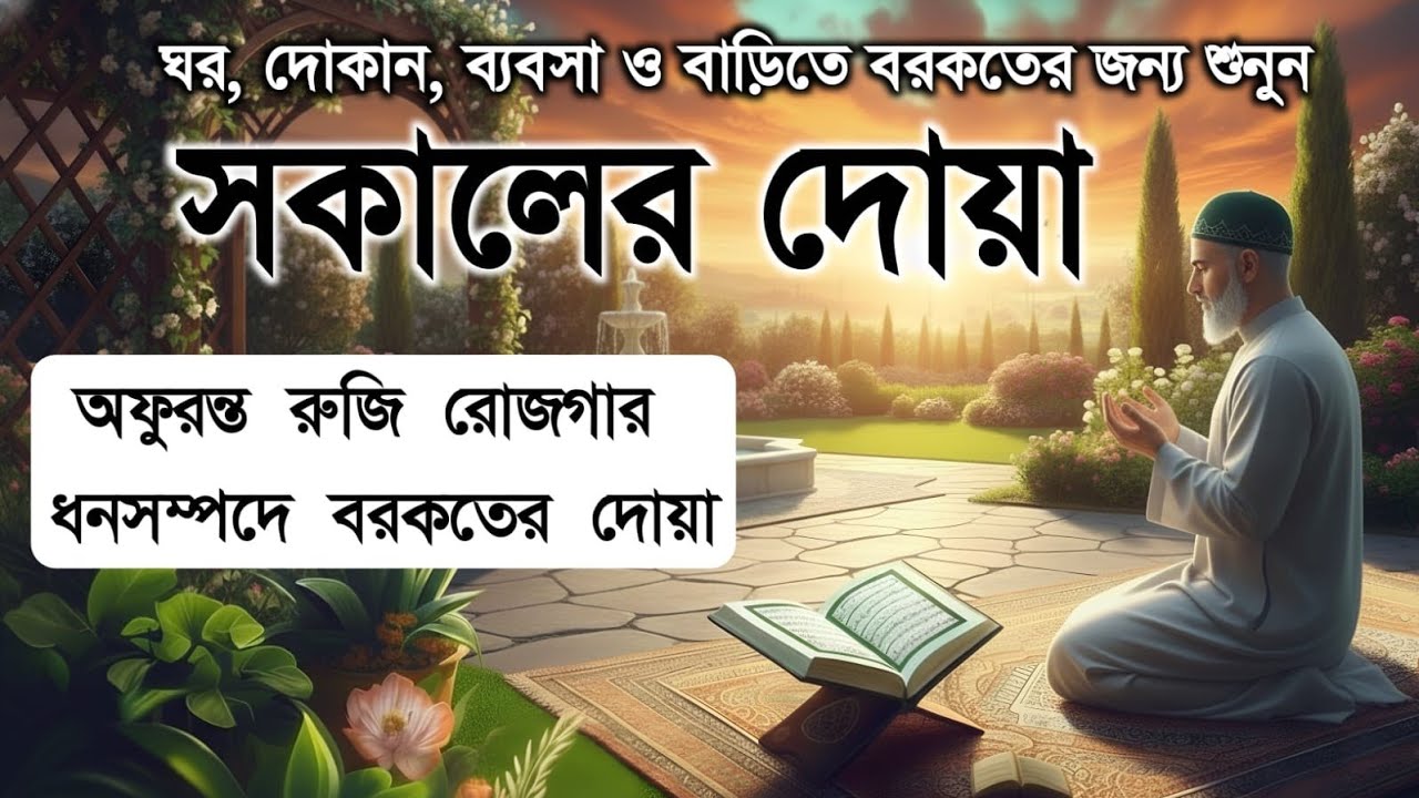 সকালটা শুরু হোক হৃদয় শীতল করা বরকতময় আয়াত দিয়ে। সকালের দোয়া ও জিকির। Morning Dua Full by Alaa Aqel