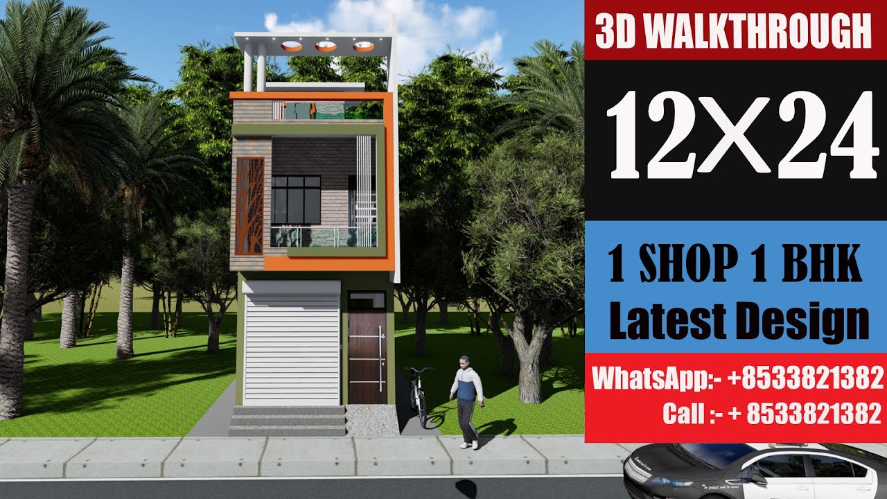 12X24 SHOP PLAN ## 12X24 HOUSE DESIGN ## 12 BY 24 HOUSE PLAN