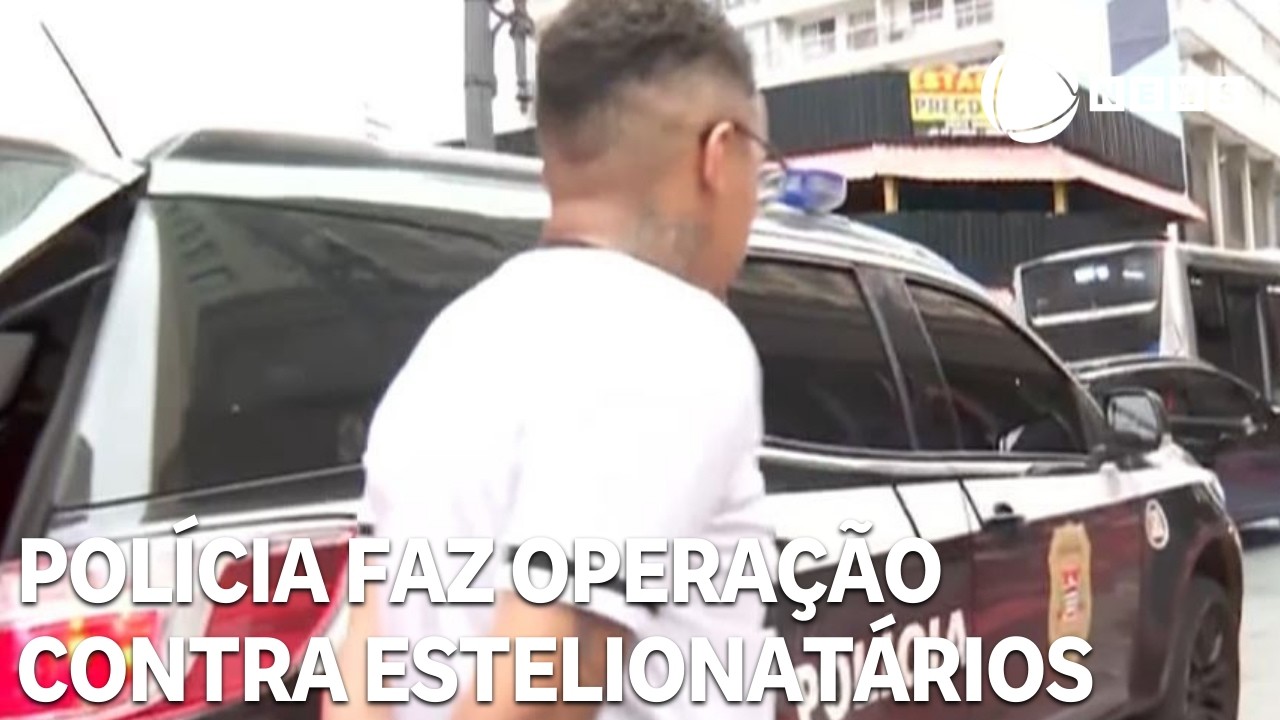 Polícia faz operação contra estelionatários em São Paulo