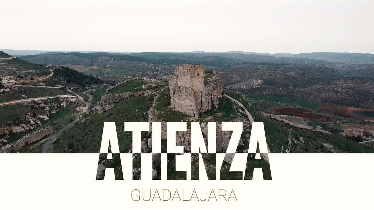 CASTILLO DE ATIENZA - A vista de Dron.